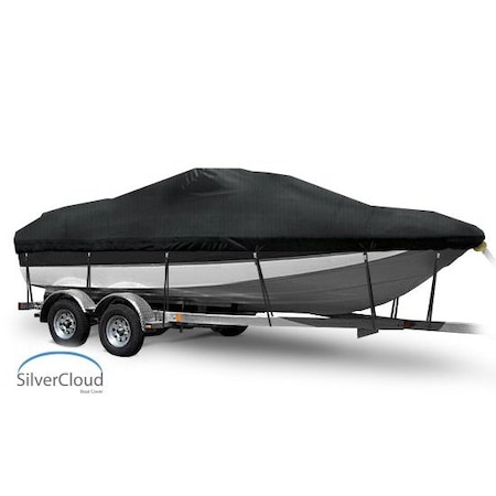 Eevelle Boat Cover DECK BOAT Modified V Inboard Fits 18ft 6in L up to 102in W Charcoal SCMVPD18102-CHL